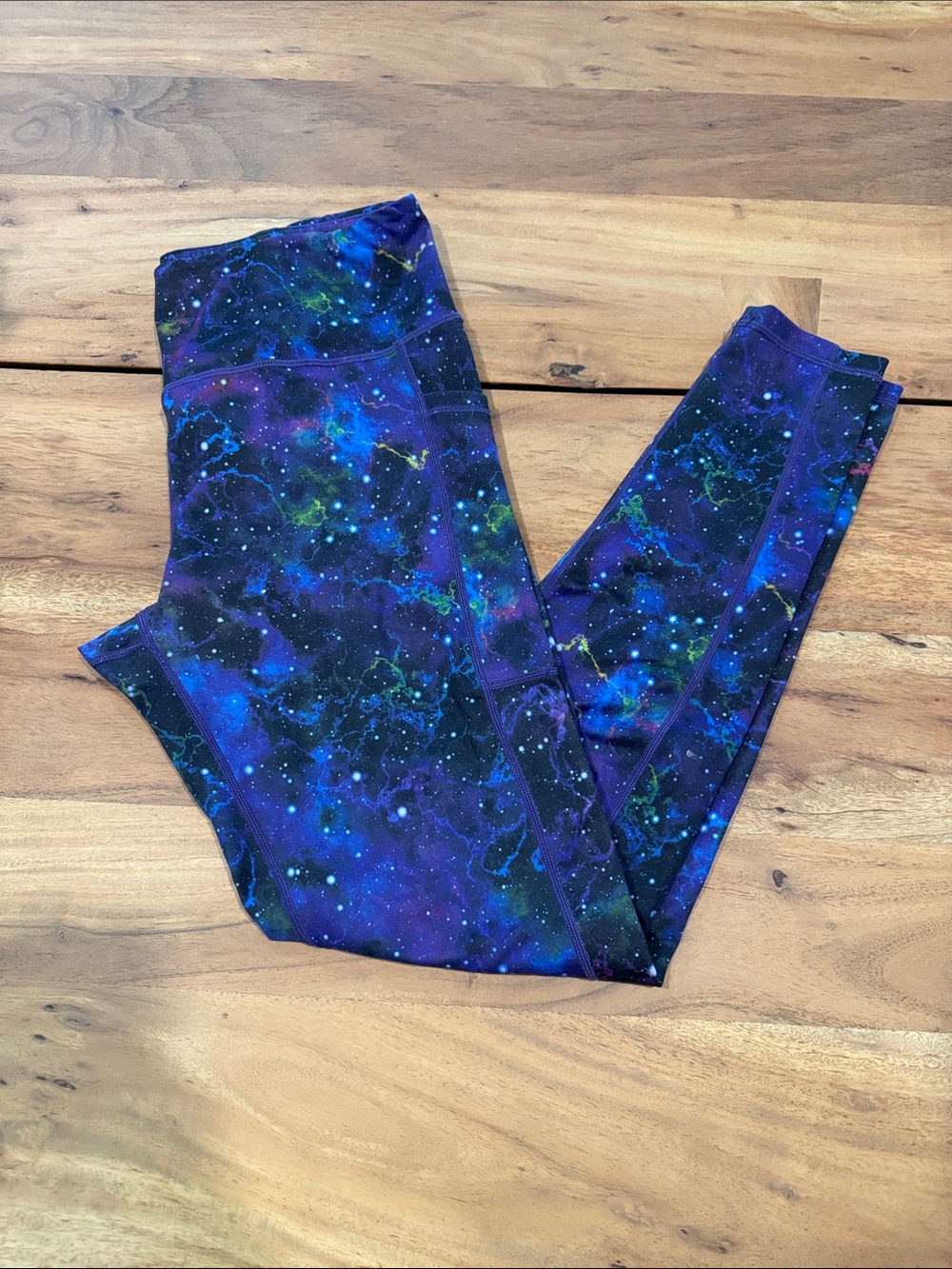 Constantly Varied Gear Galaxy Print Leggings - Purple & Blue